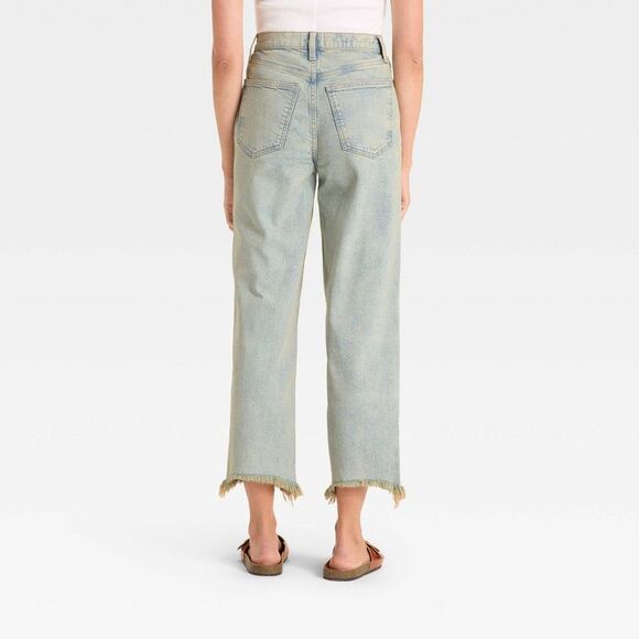 Universal Thread - Women's High-Rise Straight Ankle Jeans - Universal Light Wash - Picture 2 of 4